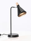 Lampada da tavolo Brill in acciaio h 46 cm