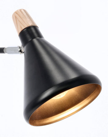 Lampada da tavolo "Brill" in acciaio h 46 cm