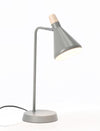 Lampada da tavolo Brill in acciaio h 46 cm