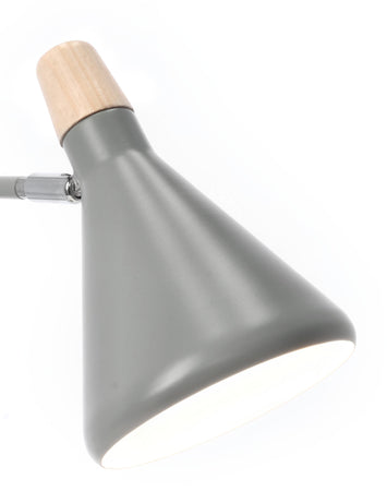 Lampada da tavolo "Brill" in acciaio h 46 cm