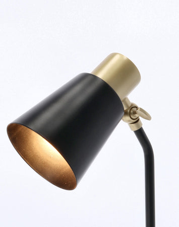 Lampada da tavolo "Helsinki" in acciaio h 40 cm