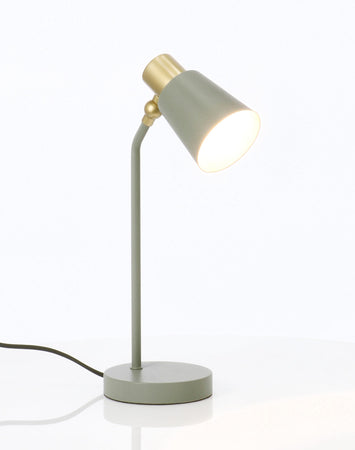 Lampada da tavolo "Helsinki" in acciaio h 40 cm