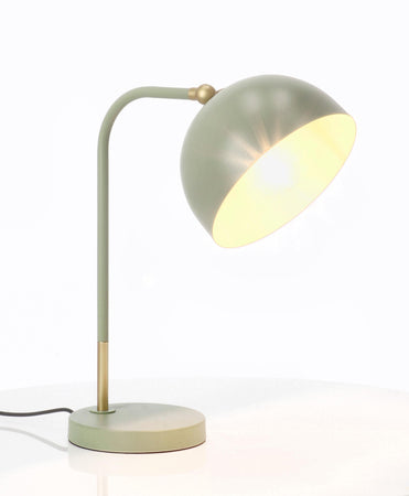 Lampada da tavolo "Glasgow" in acciaio h 41 cm