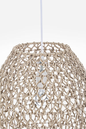 Lampadario "Zambia" in acciaio 38x42