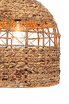 Lampadario Malawi in metallo e giacinto d'acqua d 45 cm