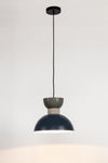 Lampadario Jabalpur in metallo e cotone