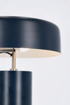 Lampada da tavolo Kaithal blu in metallo h 35 cm