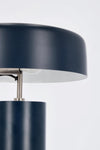 Lampada da tavolo Kaithal blu in metallo h 35 cm