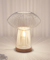 Lampada da tavolo Ciad in metallo e legno di faggio h 31,5 cm