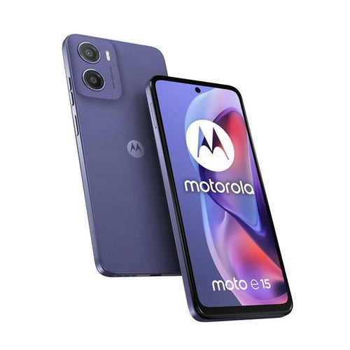 Motorola moto e15 16,9 cm (6.67\) doppia sim android 14 go edition 4g usb tipo-c 2 gb 64 gb 5200 mah lavanda - PB6S0002SE