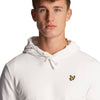 Lyle & Scott felpa bianca con cappuccio ML416VOG