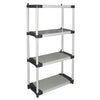 Scaffale in plastica da esterno ed interno portata 80 kg per ripiano Made in Italy