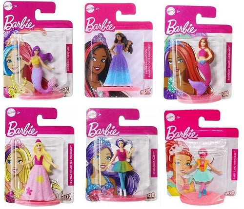 BLISTER BARBIE MINI FIGURES 6 ASS