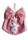 Fiocco nascita in cotone personalizzabile fatto a mano 35 x h 40 cm Made in Italy