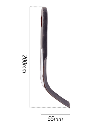 Coltello Trincia a Y 55x200mm Foro Ø 25,5mm confezione da 10 pezzi