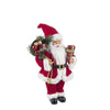 Babbo Natale pupazzo Tradizionale con vestito Rosso per Interni ed Esterni