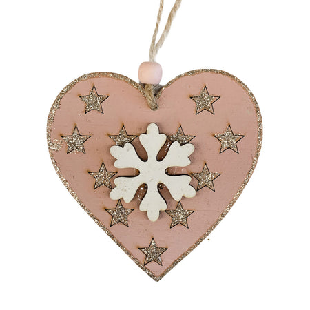 Pendente natalizio in legno per Albero di Natale h 10 cm