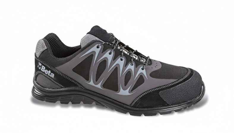 Scarpa Beta S3 Src Nero con Inserti Grigio Scarpa Antinfortunistica Magazzino Meccanico Officina Industria