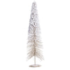 Albero Cono Freezy champagne alberello natalizio pino innevato di Natale in PVC