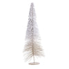 Albero Cono Freezy champagne alberello natalizio pino innevato di Natale in PVC