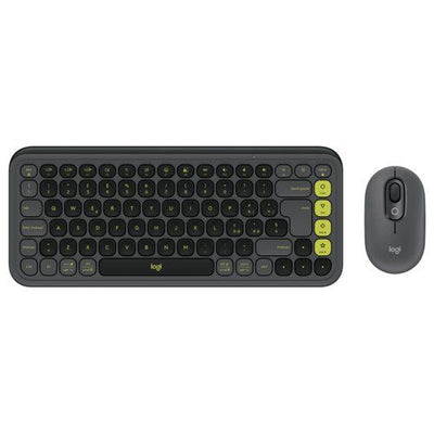 Tastiera e mouse Logitech 920 013115 POP Icon Combo Graphite e Green
