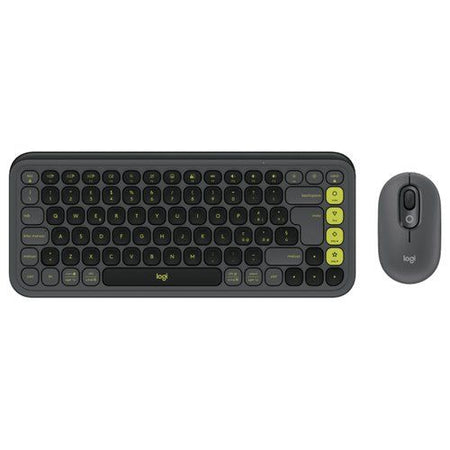 Tastiera e mouse Logitech 920 013115 POP Icon Combo Graphite e Green