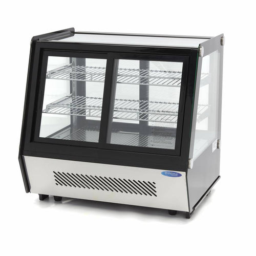 Vetrina Refrigerata - 125L - 71cm - Porte Scorrevoli Anteriori e Posteriori