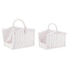 Set ceste Yes Everyday 0415525 ALESHA porta legna Bianco