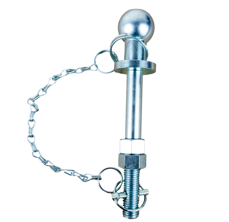 Perno traino a sfera zincato ø22x190mm