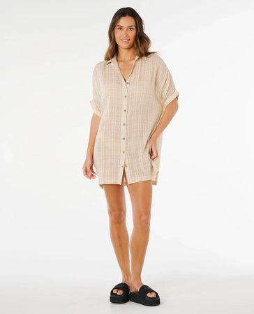 Camicia Donna Rip Curl Paradise Check Cover Up