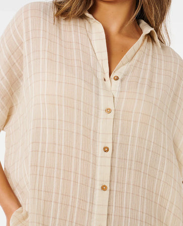 Camicia Donna Rip Curl Paradise Check Cover Up