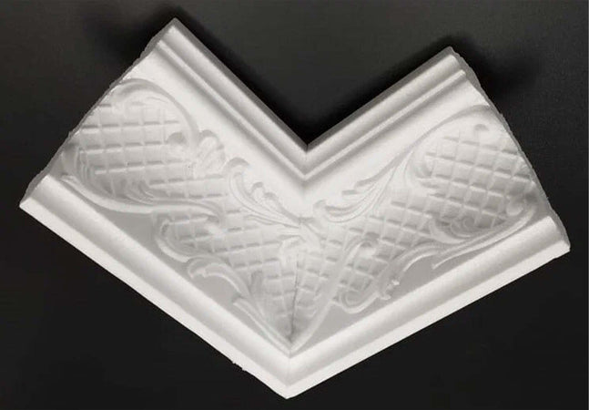 €-0,99ml-***-STOCK-***-Pacco-da-110ml-di-cornice-decorativa-in-polistirene-compatto-XPS-50X50mm-D120/70
