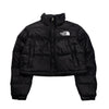 THE NORTH FACE Womenâs Nuptse Short Jacket in Black da donna