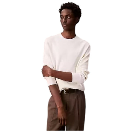 Calvin Klien maglione panna testurizzato  LV04LB327GYAS