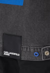 KARL LAGERFELD GILET KLJ RELAXED DENIM VEST PRINT da uomo