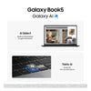 Samsung Galaxy Book5 Intel Core Ultra 7 255U Computer portatile 39,6 cm (15.6) Full HD 32 GB LPDDR5x-SDRAM 1 TB SSD Wi-Fi 6 (802.11ax) Windows 11 Home Grigio