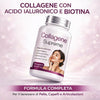 Collagene idrolizzato - Collagene e Acido ialuronico con Biotina Vitamina C e Q10 | Integratore Anti Age per Pelle Capelli Unghie e Articolazioni | Alta Concentrazione | 180 Capsule
