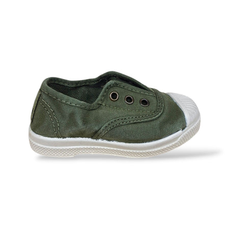 Sneakers Bambini Natural World 470 Verdone Elastico – Scarpe Vegane Traspiranti Primavera Estate