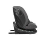 KIKKABOO Seggiolino Auto 40-150 cm i-Hike i-SIZE Dark Grey - Seggiolino Auto con Base Isofix, Da 40 a 150 cm, Omologato ECE R129/03, Girevole A 360° E Reclinabile, Gruppo 0+/1/2/3 Da 0 A 12 Anni, Dark Grey, grigio