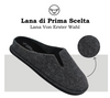 Primo Calzature Ottime Pantofole Chiuse da Uomo, Ciabatte Invernali per Casa, Soletta in Memory Foam, Plantare Estraibile, 100% Made in Italy