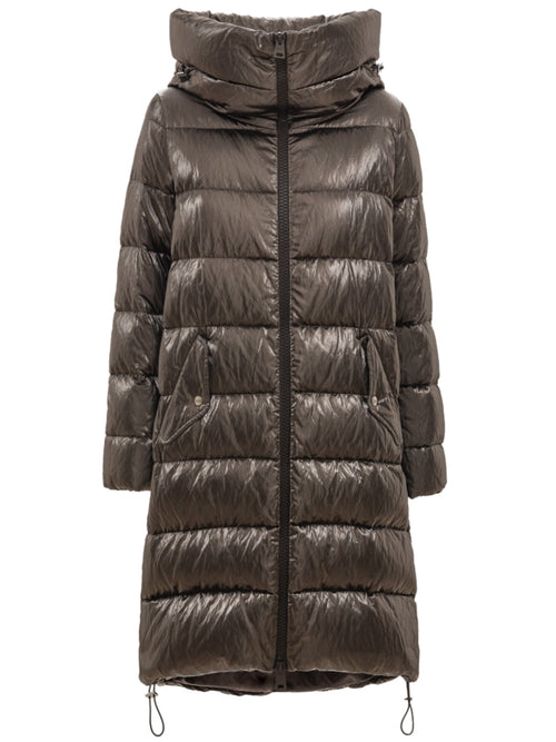 Herno Parka lungo imbottito con cappuccio . da donna
