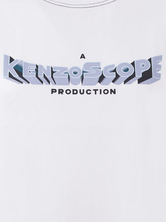 Kenzo T-Shirt in Cotone bianco da donna