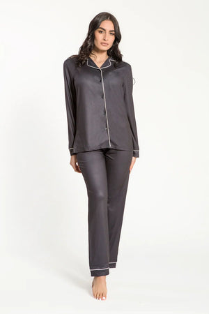 Pigiama Donna Milk and Honey Humble – Tuta in Ciniglia con Bottoni – Made in Italy