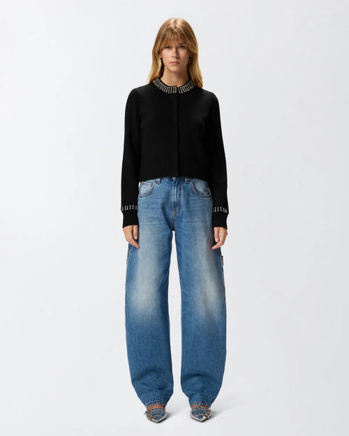 Pinko SPEZZINO CARDIGAN BLEND WS STR FW25 da donna
