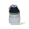 Sneakers Bambino Balducci Butter Pelle Bianco Blu Verde Made in Italy