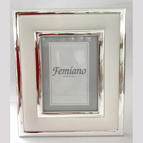Portafoto Femiano Pelle bianca