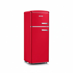Severin Frigorifero Doppia Porta Retro' Vintage Rosso Rkg 8890 Apertura a Sinistra