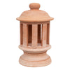 Lanterna da Esterno Grande Terracotta Toscana Biscottini - 45,5x26,5x26,5 cm, Decorazioni Giardino, Resistente al Gelo, Made in Italy