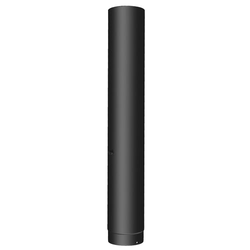 Tubo in acciaio nero da interno per stufa a legna con spessore 2 mm