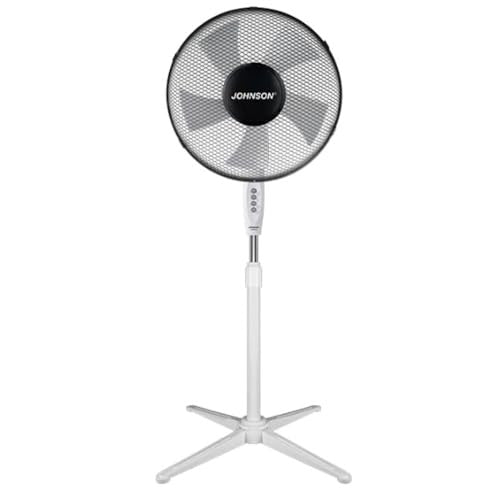 Johnson Ventilatore a Piantana 45W con 5 Pale e 3 Velocità - Elettrodomestici Casa